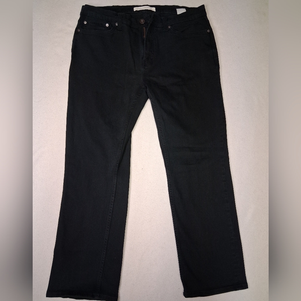 4/20$ Denver Hayes Men's Black Slim Jeans - Picture 5 of 6